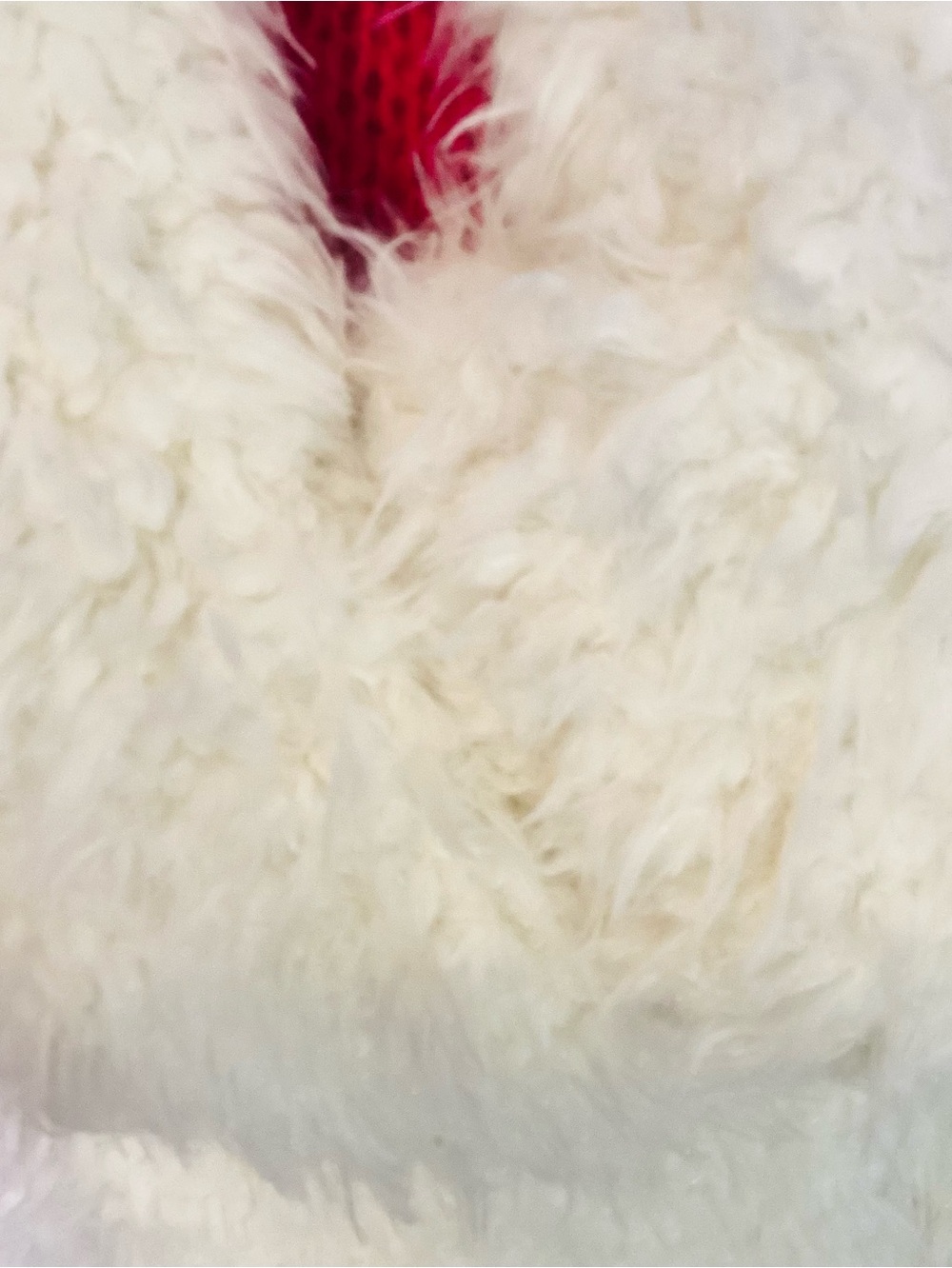 White Faux Fur Vest Furry - Picture 5 of 6